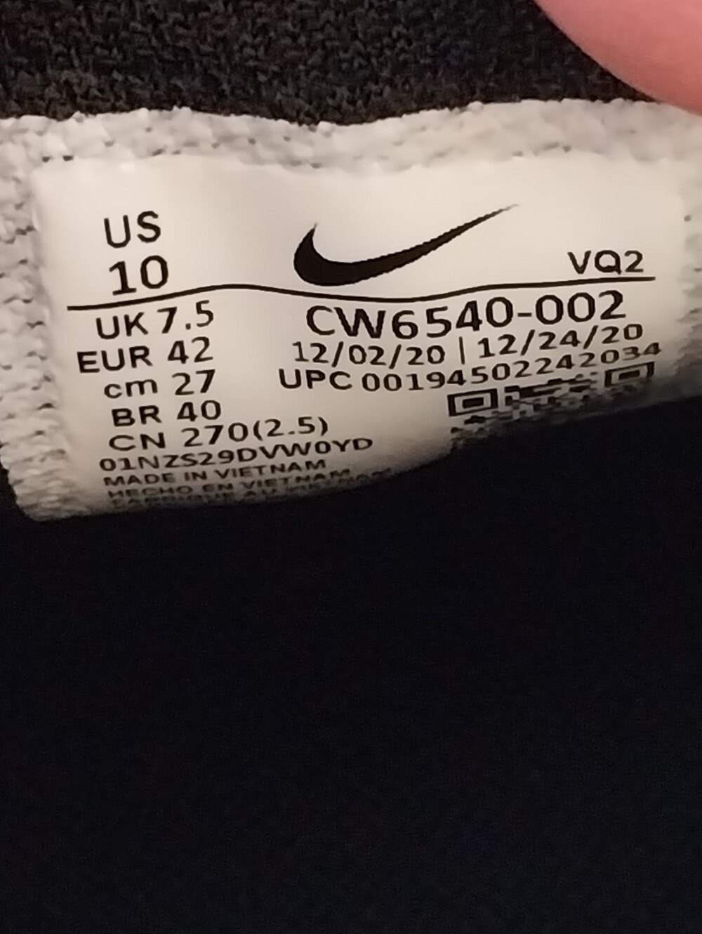 Pre-owned 2020 Nike Court Legacy Slip On - Picture 11 of 11